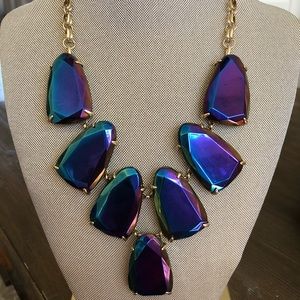 Kendra Scott Harlow Necklace - Black Iridescent